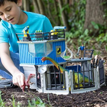 🦖 schleich 41462 Große Dino Forschungsstation, 33 Teile für 53,70€ (statt 71€)