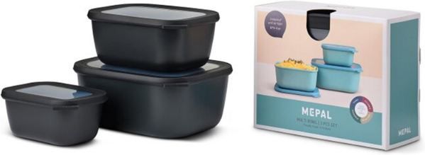 🍱 3er Set Mepal Cirqula Rectangular Vorratsdosen für 19,90€ (statt 26€)