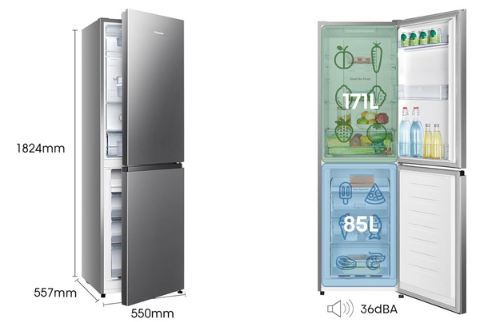 🧊 Hisense RB327N4ADD Kühl Gefrier Kombination, 256L, Total NoFrost für 429€ (statt 502€)