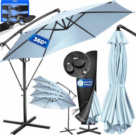 ⛱️ Kesser Alu Ampelschirm Sonnenschirm + Abdeckung, 300cm für 66,80€ (statt 82€)