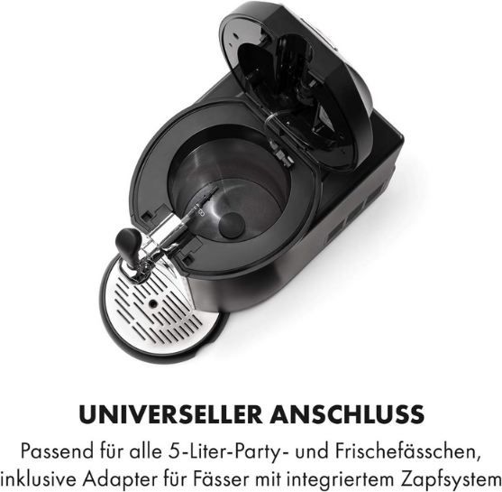 🍻 Klarstein Beerkules Bierzapfanlage für alle 5L Fässer für 210,74€ (statt 261€)