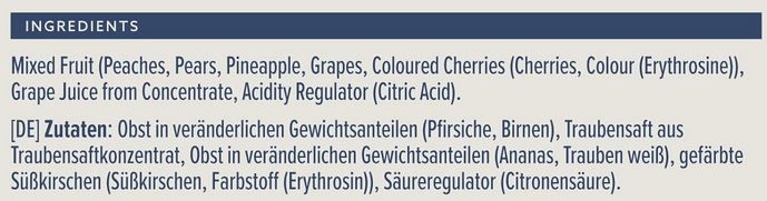 🍍 4 x by Amazon Fruchtcocktail in Traubensaft, je 411g ab 7,55€ (statt 11€)