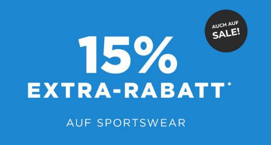 👟 engelhorn Sale + 15% Extra auf Sportkleidung (auch Sale!)   Nike, The North Face, Under Armour uvm.