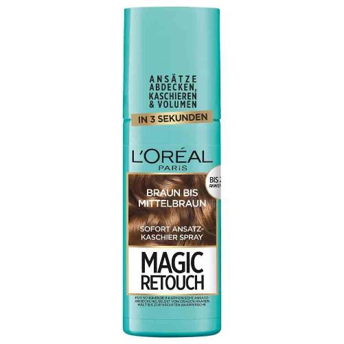 👩🏻‍🦳 Loreal Magic Retouch Ansatz-Kaschierspray, Braun bis Mittelbraun ab 3,79€ (statt 7€)