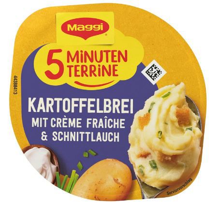🥔 8er Pack Maggi 5 Minuten Terrine Kartoffelbrei mit Creme Fraiche ab 7,60€ (statt 12€)
