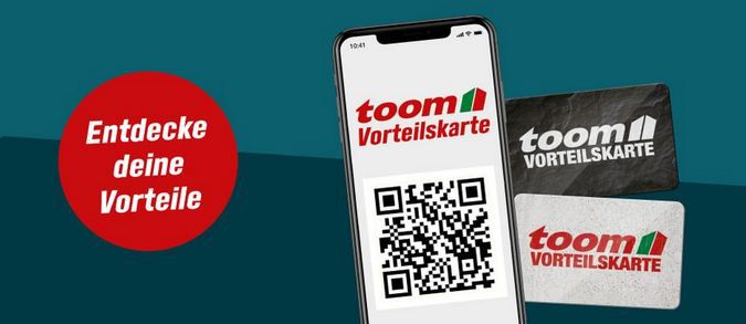 🛠️ toom Vorteilskarte: 15% Rabatt auf einen Artikel eurer Wahl   Nur im Markt!