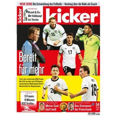 ⚽ Kicker Halbjahresabo 26 Ausgaben für 59,90€💥(statt 147€) dank sofort Rabatt
