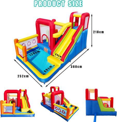 🚸 Ballsea HSH2 Kinder Hüpfburg mit Gebläse für 285,15€ (statt 359€)