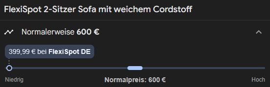 🛋️ Flexispot SF2 2 Sitzer Sofa mit weichem Cordstoff für 399,99€ (statt 600€)