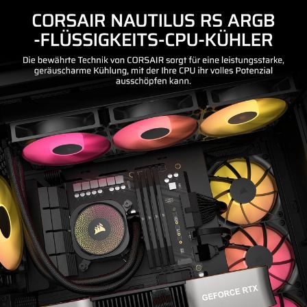 🖥️ Corsair Nautilus 360 RS ARGB AIO CPU Wasserkühlung für 102,90€ (statt 113€)