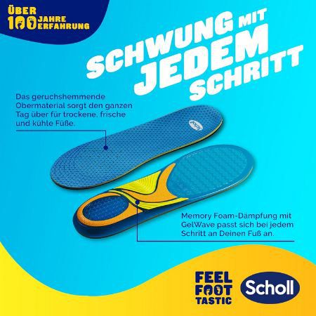 🦶🏻 Scholl GelActiv Everyday Einlegesohlen, Größe 41 46 ab 7,15€ (statt 12€)