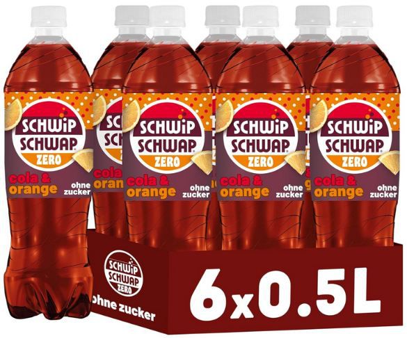🥤 6 x 0,5L SchwippSchwapp ohne Zucker ab 5,29€ (statt 7€)