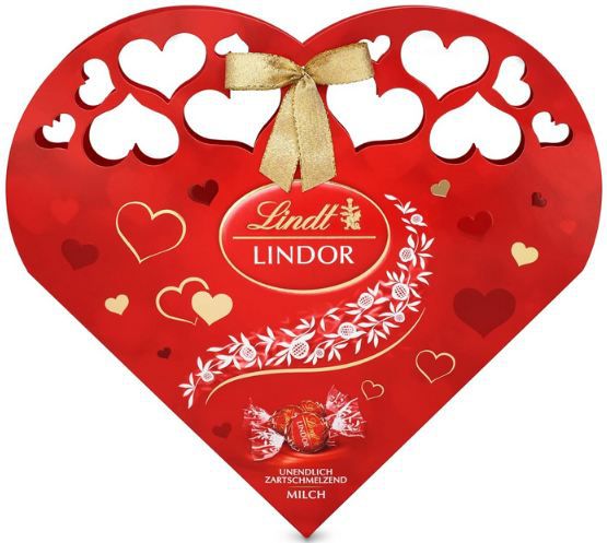 ❤️ Lindt Lindor Herzpackung mit Lindor Kugeln, 200g für 7,50€ (statt 10€)