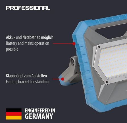 🔥 Brennenstuhl BS 8050 MH Hybrid Akku LED Baustrahler für 59,99€ (statt 165€)