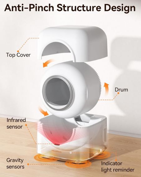 🐈 MeoWant Selbstreinigende Katzentoilette mit App für 198,79€ (statt 280€)