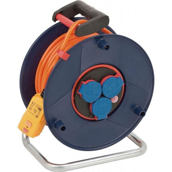 🔌 Brennenstuhl 3 Fach Kabeltrommel mit FI Stecker, 30m für 59,99€ (statt 100€)