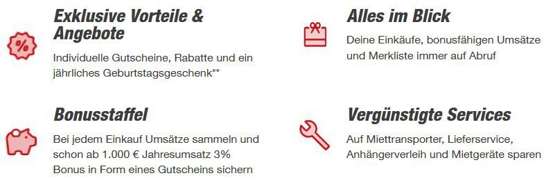 🛠️ toom Vorteilskarte: 15% Rabatt auf einen Artikel eurer Wahl   Nur im Markt!