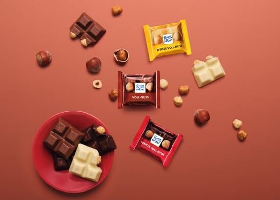 🍫 1,1 Kg Ritter Sport Mini Voll Nuss Mix (66 Stück) für 20,69€ (statt 32€)