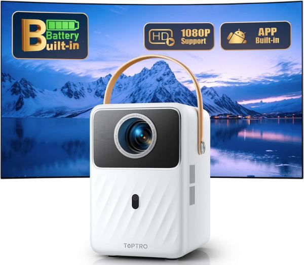 🎥 Toptro B1 Mini Beamer mit 720p, WiFI & Bluetooth für 105,59€ (statt 176€)