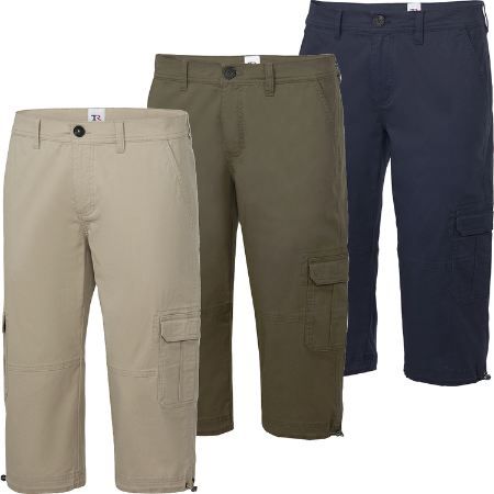 👖 3er Pack Tom Ramsey Capri-Hosen in 3 Farben für 104,99€ (statt 150€)