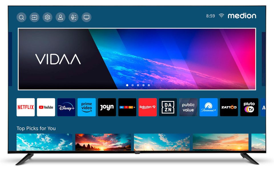 📺 Medion Life X16514 (MD 31643) 65 Zoll 4K Smart TV für 379,95€ (statt 430€)