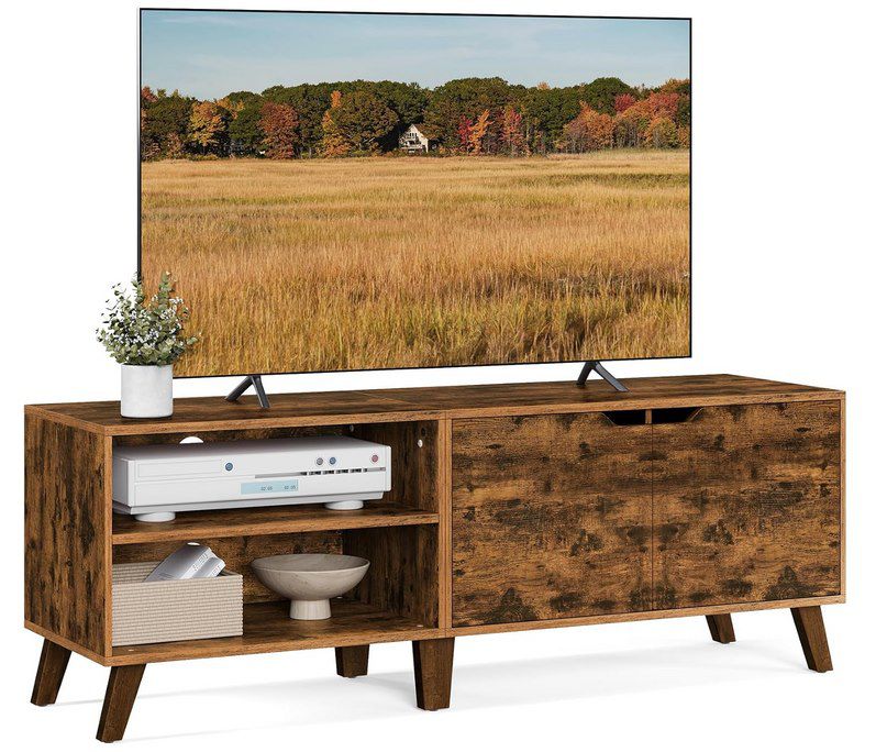 VASAGLE TV Schrank (140cm) mit verstellbaren Ablagen für 55,99€ (statt 72€)