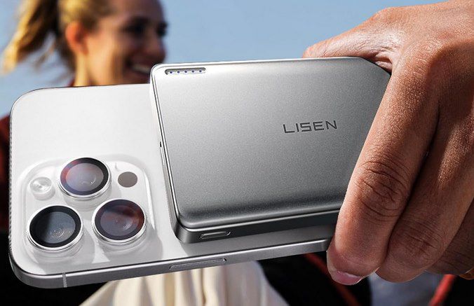 LISEN Hyper Slim 10.000mAh MagSafe PowerBank für 29,99€ (statt 60€)
