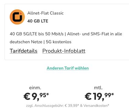 📱 Nothing Phone (3a) Pro 256GB für 9,95€ + Vodafone 40GB für 19,99€