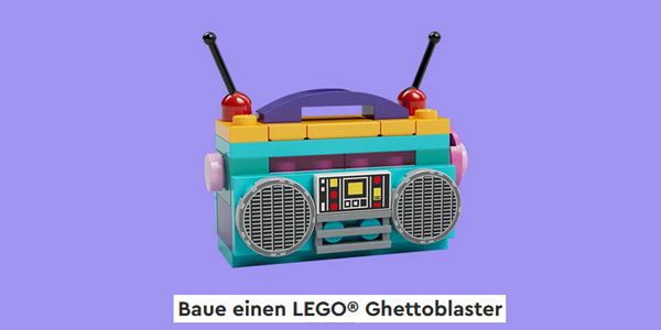 📻 Bau einen LEGO Ghettoblaster in LEGO Stores am 02. & 03.07.