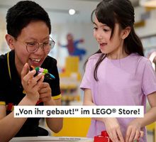 Von ihr gebaut! Event in LEGO Stores bis zum 3. August
