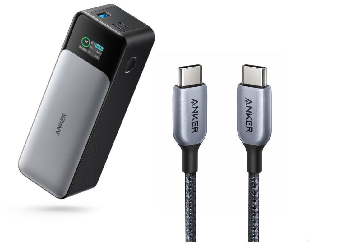 Anker 737 Powerbank + 765 USB C auf USB C Ladekabel Ladeset für 90,98€ (statt 110€)