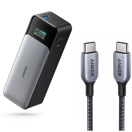 Anker 737 Powerbank + 765 USB-C auf USB-C Ladekabel Ladeset für 90,98€ (statt 110€)