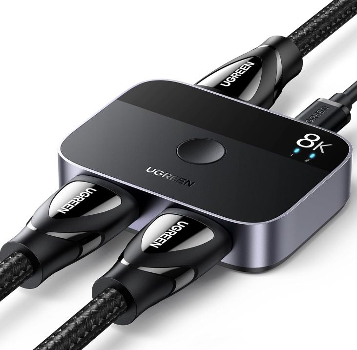 UGREEN HDMI Switch bis 8K@60Hz oder 4K@144/120/60Hz für 18,69€ (statt 23€)