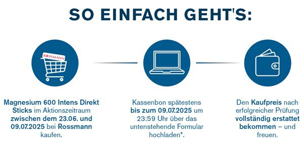 tetesept Magnesium 600 Intens Direkt Sticks gratis ausprobieren