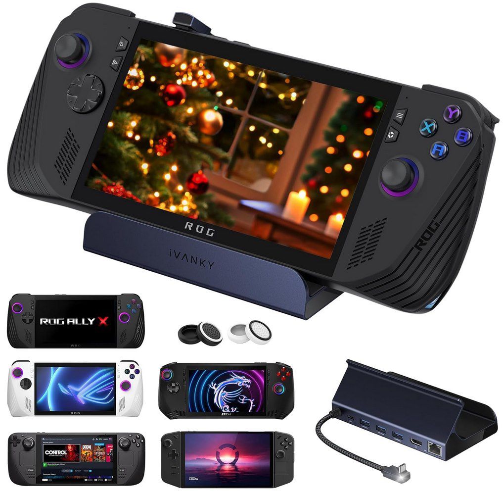 🎮 iVANKY 8in1 Gaming Dock mit bis zu 4K@144Hz für 19,99€ (statt 30€)