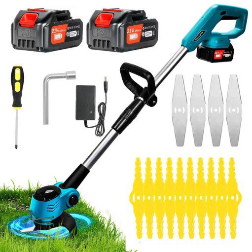 👨‍🌾 Xbzzgmg 21V Akku Rasentrimmer mit 2x 4.0 Ah Akkus für 35,99€ (statt 60€)