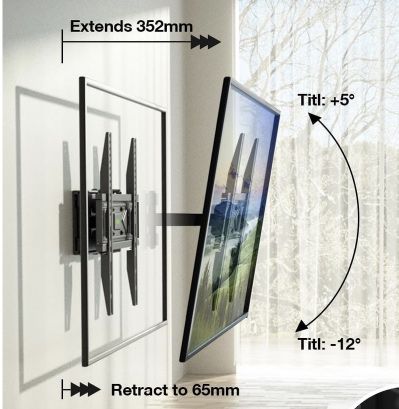 USX MOUNT TV  & Monitorhalterung für 32 bis 70 Zoll & max 45kg für 18,99€ (statt 37€)