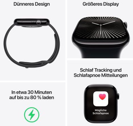 🍏⌚ BESTPREIS! Apple Watch 10 (46mm GPS) für 353,95€ (statt 409€)