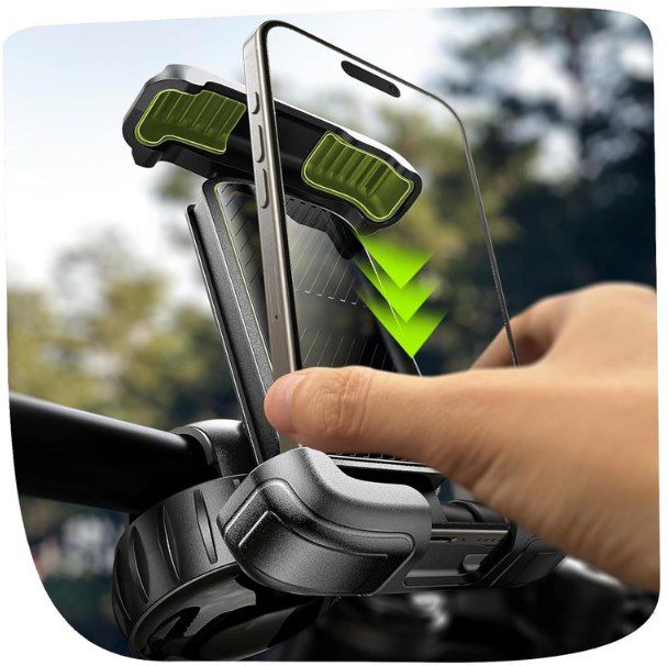 LISEN Handyhalterung mit Doppelsicherung und 360° drehbar für 8,99€ (statt 17€)