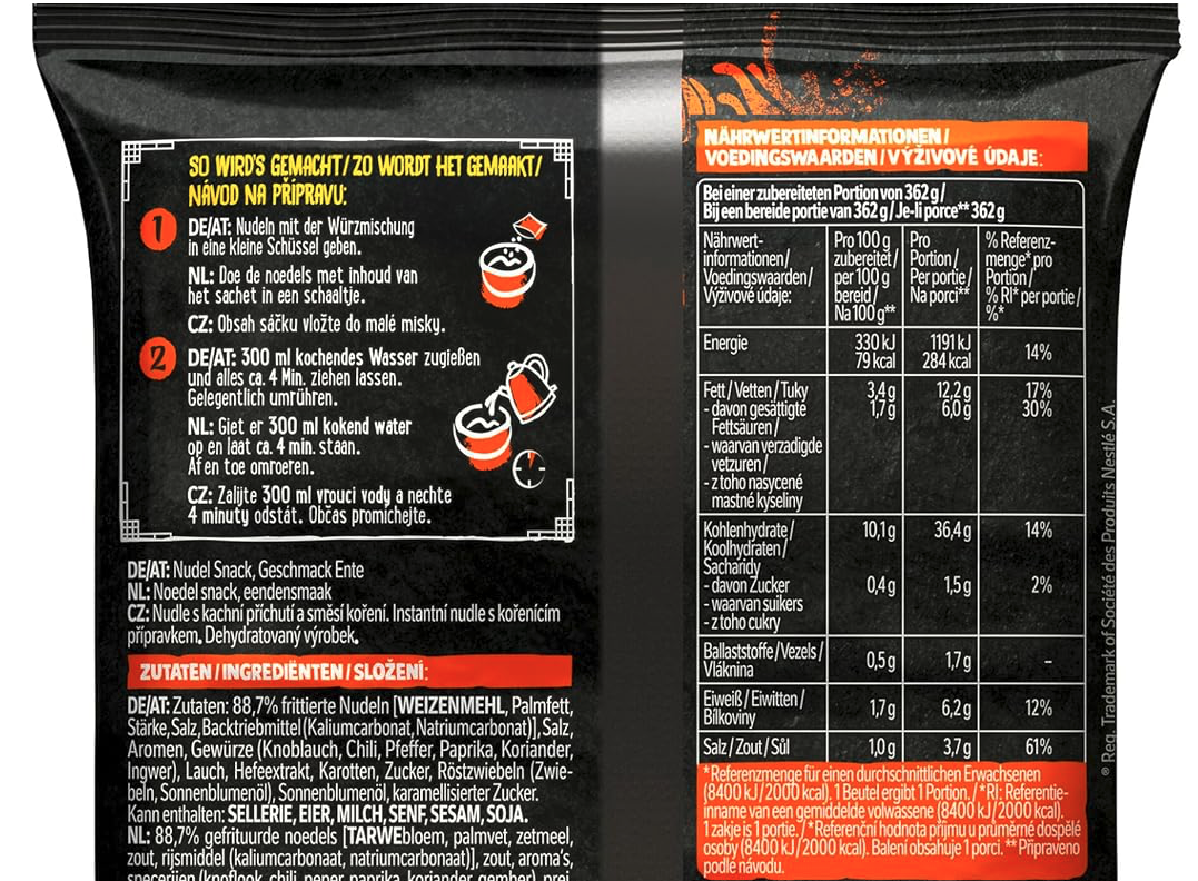 12x Maggi Magic Asia Instant Nudeln Ente 62g für 7,87€ (statt 11€)