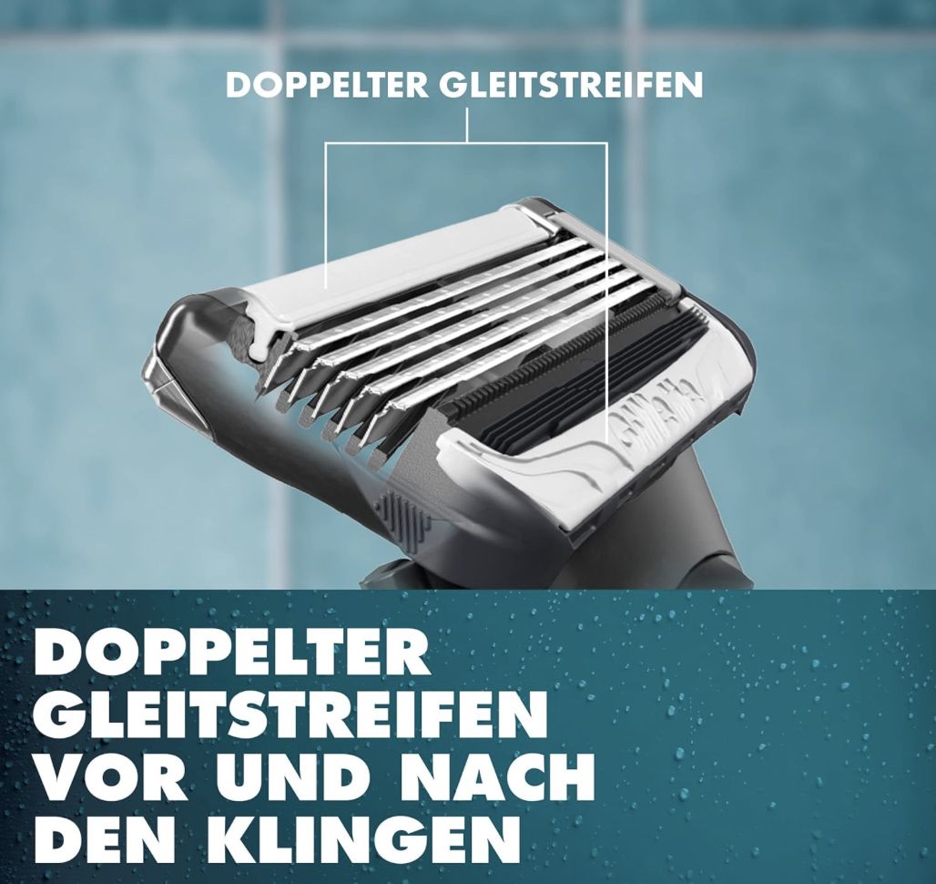 🔝🪒 6x Gillette Body & Intimate Ersatz Rasierklingen für 20,89€ (statt 26€)