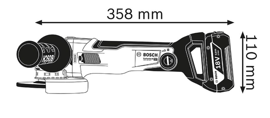 🚧👷🏻 Bosch Professional Akku Winkelschleifer mit X LOCK für 177,99€ (statt 237€)