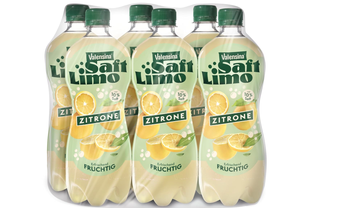 6x Valensina SaftLimo Zitronenlimonade 750ml für 5,64€ (statt 8,34€)