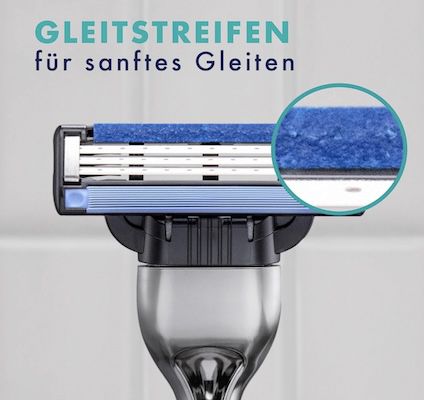 🪒 Gillette Mach3 Basis Rasierer mit 12 Ersatzklingen für 23,99€ (statt 30€)