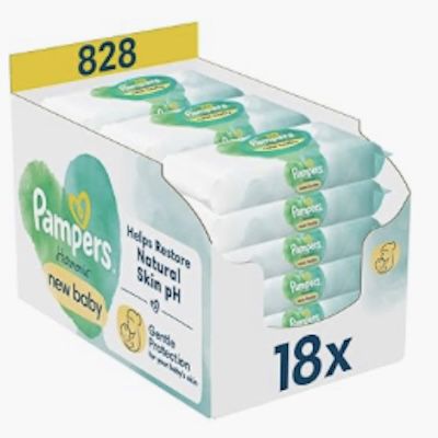 👶🏼 18x 46 Pampers Harmonie New Baby Feuchttücher für 23,76€ (statt 28€)