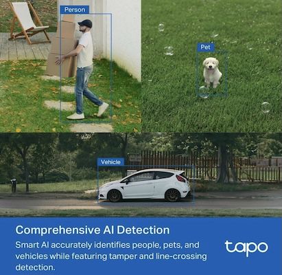 📹🏡 Tapo C52A 360° 2K Überwachungskamera mit 4MP für 44,99€ (statt 52€)
