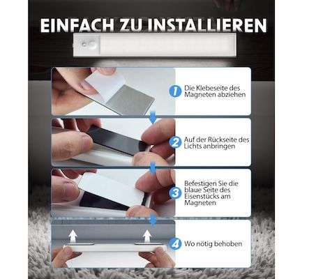 4x Kalahol LED Unterbauleuchte für 11,99€ (statt 24€)