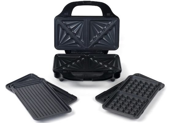 🥪 Petra XL   3in1 Kontaktgrill mit 28,5cm & 900W für 24,99€ (statt 52€)