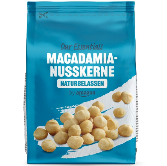 by Amazon Macadamia-Nusskerne Ungesalzen 200g für 5,66€ (statt 11€)