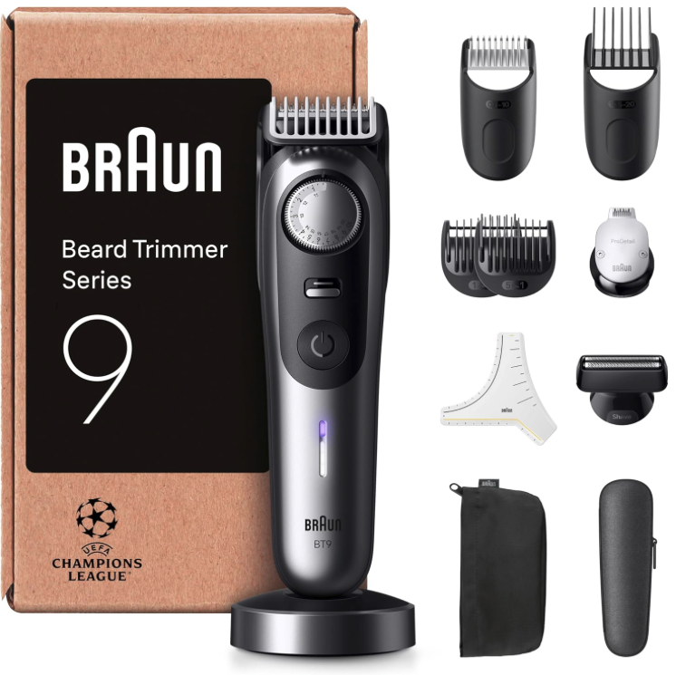 Braun Barttrimmer Serie 9 mit 11 Barber-Tools für 109,99€ (statt 142€)